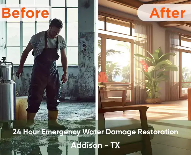  24 Hour Emergency Water Damage Restoration Addison - TX