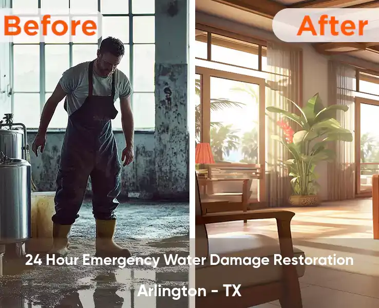  24 Hour Emergency Water Damage Restoration Arlington - TX