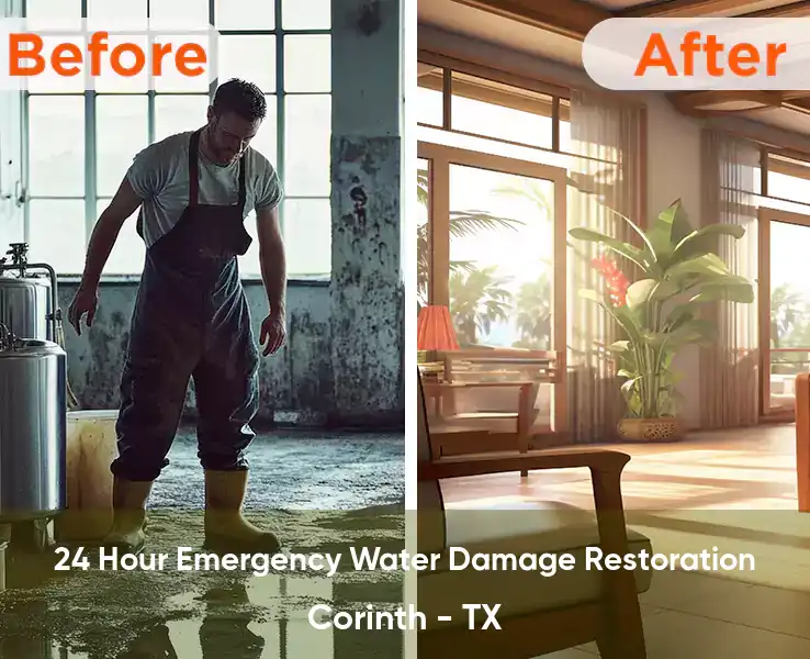  24 Hour Emergency Water Damage Restoration Corinth - TX