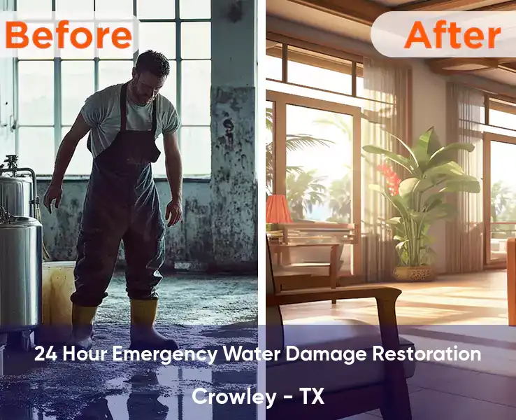  24 Hour Emergency Water Damage Restoration Crowley - TX
