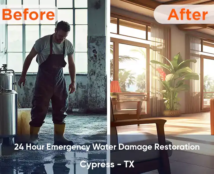  24 Hour Emergency Water Damage Restoration Cypress - TX