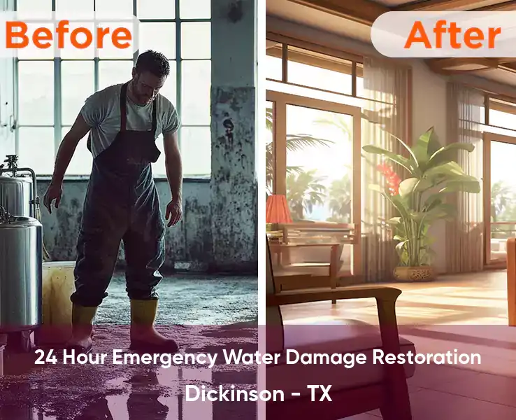 24 Hour Emergency Water Damage Restoration Dickinson - TX