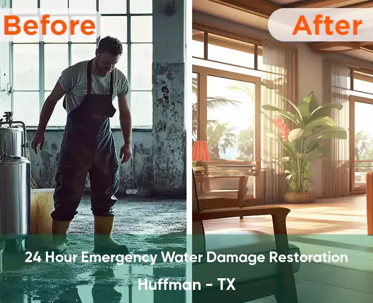 24 Hour Emergency Water Damage Restoration Huffman - TX