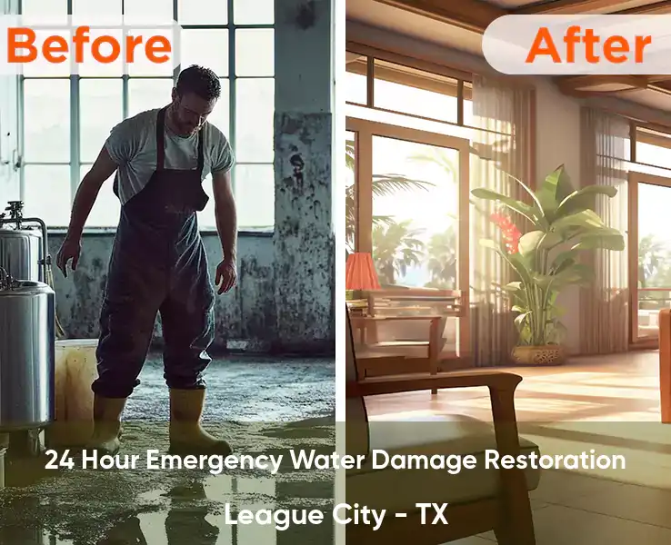 24 Hour Emergency Water Damage Restoration League City - TX