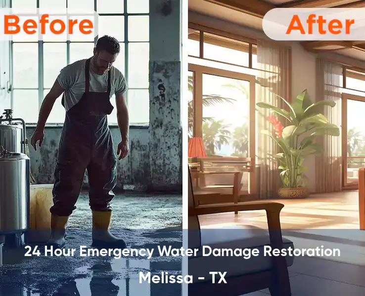 24 Hour Emergency Water Damage Restoration Melissa - TX