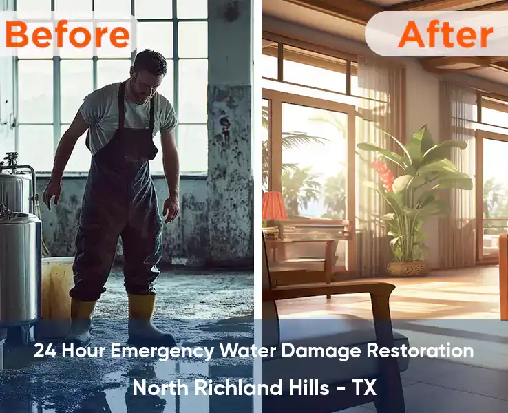 24 Hour Emergency Water Damage Restoration North Richland Hills - TX