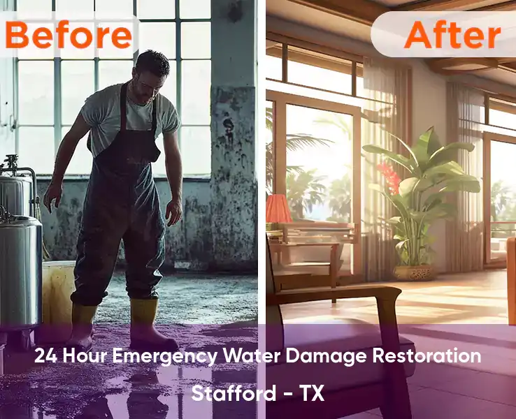  24 Hour Emergency Water Damage Restoration Stafford - TX