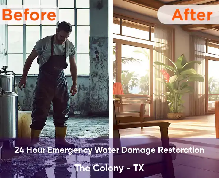  24 Hour Emergency Water Damage Restoration The Colony - TX