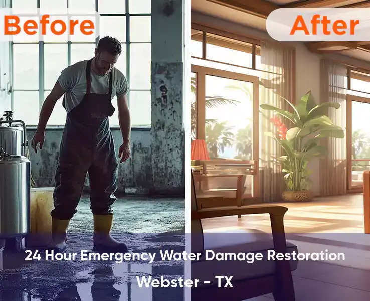  24 Hour Emergency Water Damage Restoration Webster - TX