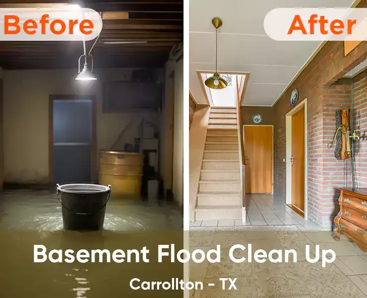  Basement Flood Clean Up Carrollton - TX