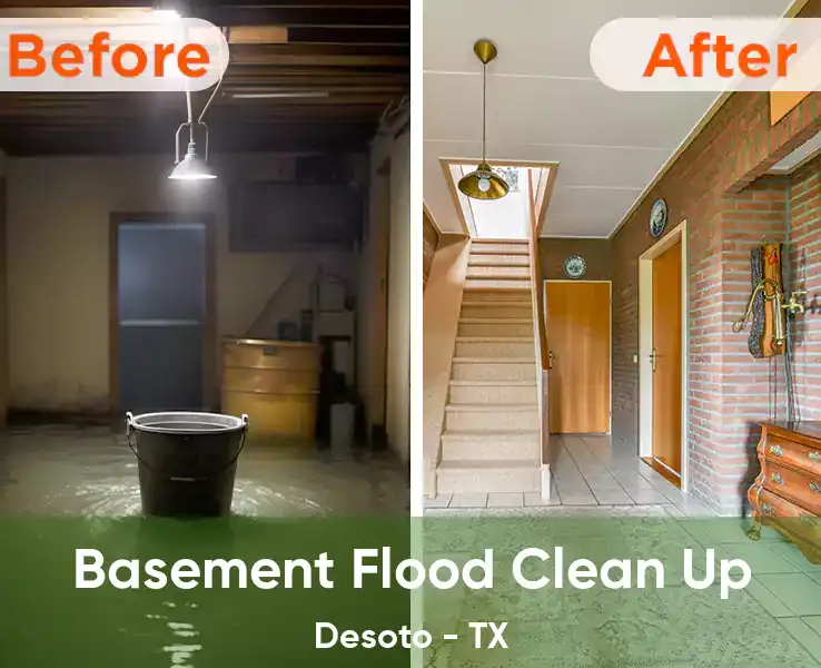  Basement Flood Clean Up Desoto - TX