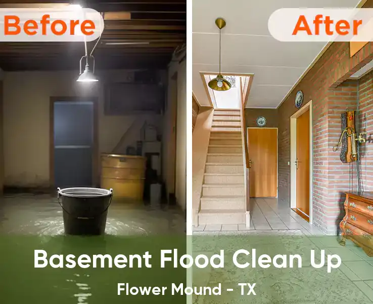  Basement Flood Clean Up Flower Mound - TX