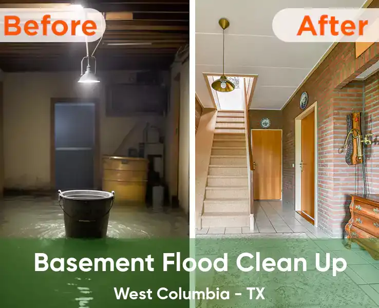  Basement Flood Clean Up West Columbia - TX