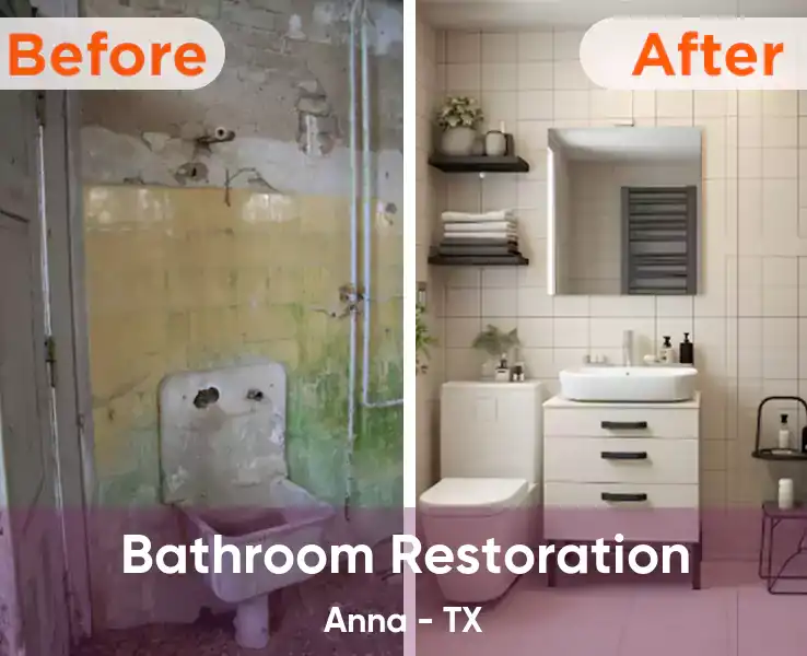  Bathroom Restoration Anna - TX