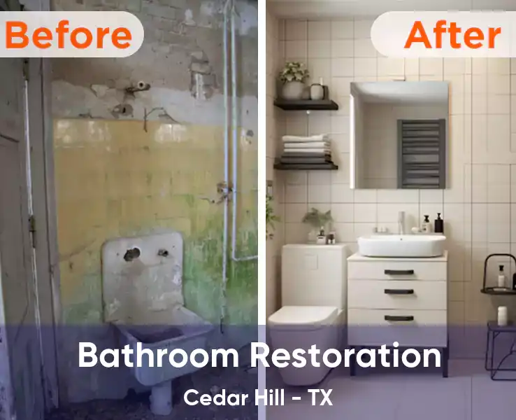  Bathroom Restoration Cedar Hill - TX