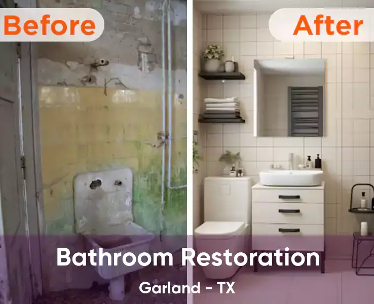  Bathroom Restoration Garland - TX