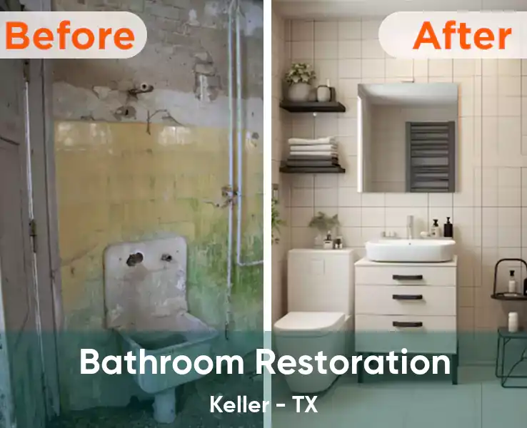  Bathroom Restoration Keller - TX