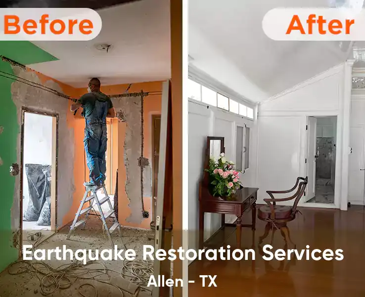  Earthquake Restoration Services Allen - TX