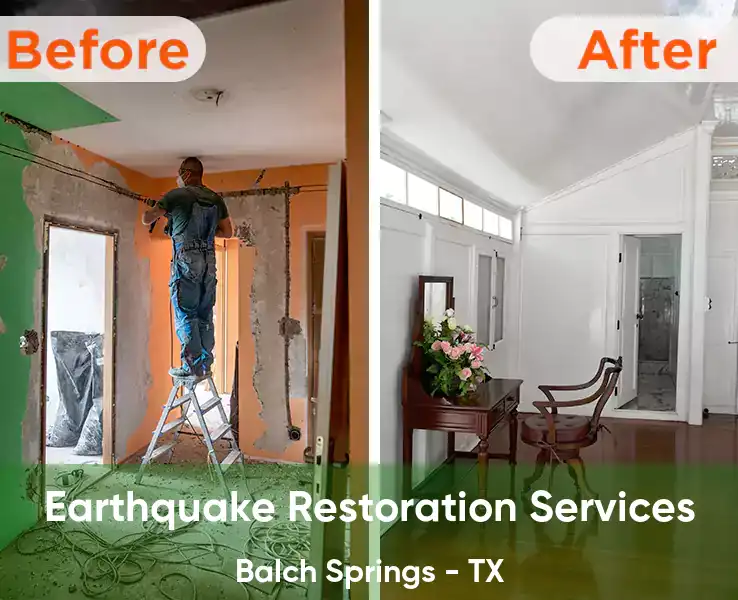  Earthquake Restoration Services Balch Springs - TX