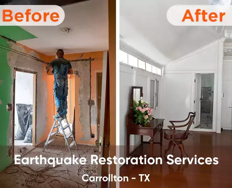  Earthquake Restoration Services Carrollton - TX