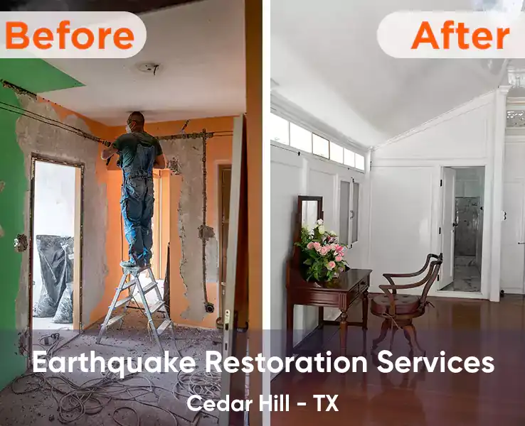  Earthquake Restoration Services Cedar Hill - TX