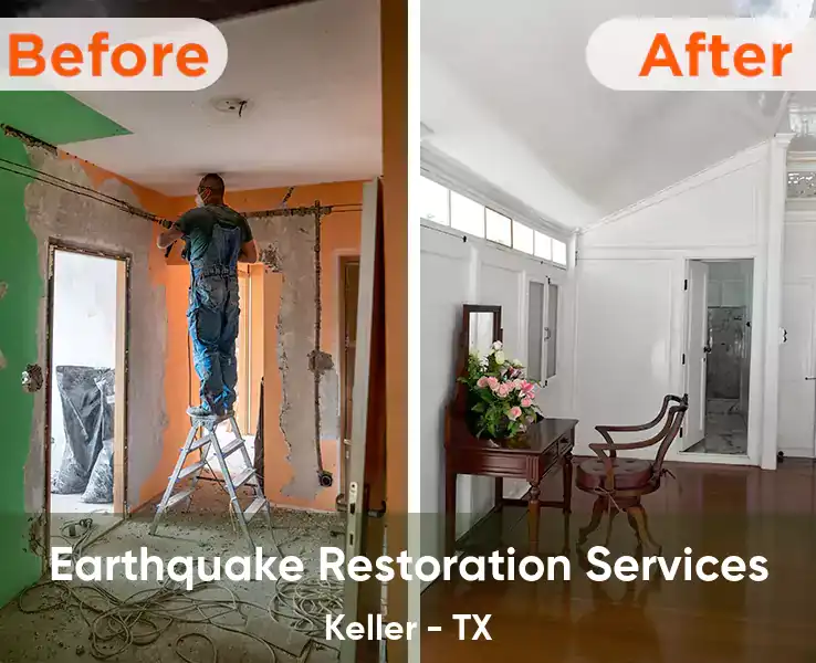  Earthquake Restoration Services Keller - TX