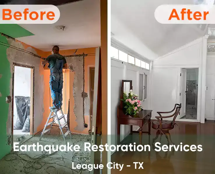  Earthquake Restoration Services League City - TX