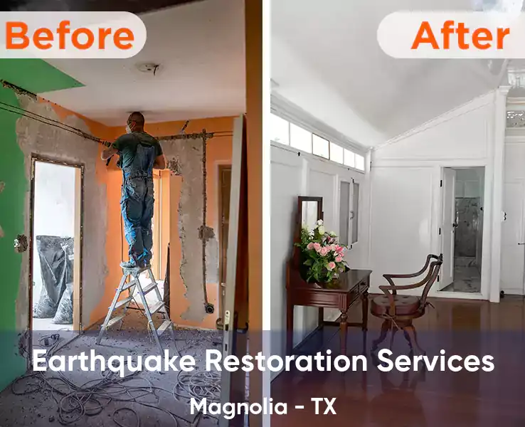  Earthquake Restoration Services Magnolia - TX