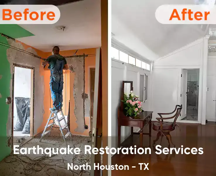  Earthquake Restoration Services North Houston - TX