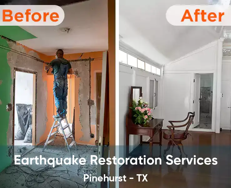  Earthquake Restoration Services Pinehurst - TX