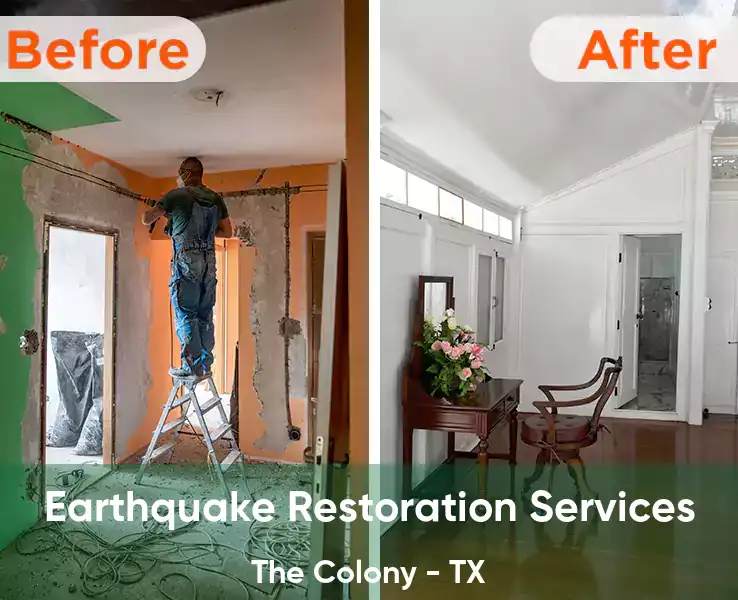  Earthquake Restoration Services The Colony - TX