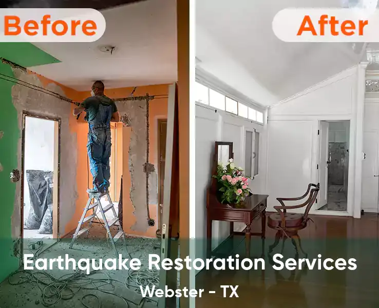  Earthquake Restoration Services Webster - TX