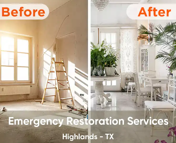  Emergency Restoration Services Highlands - TX