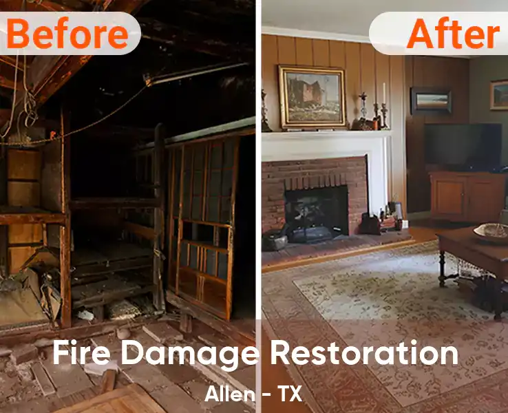  Fire Damage Restoration Allen - TX