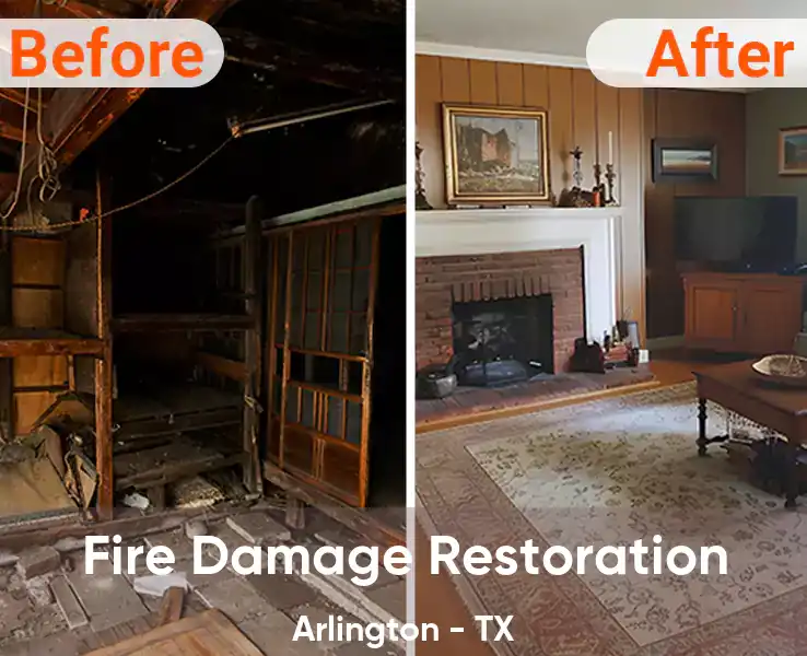 Fire Damage Restoration Arlington - TX