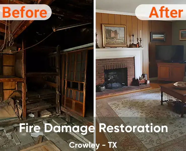  Fire Damage Restoration Crowley - TX