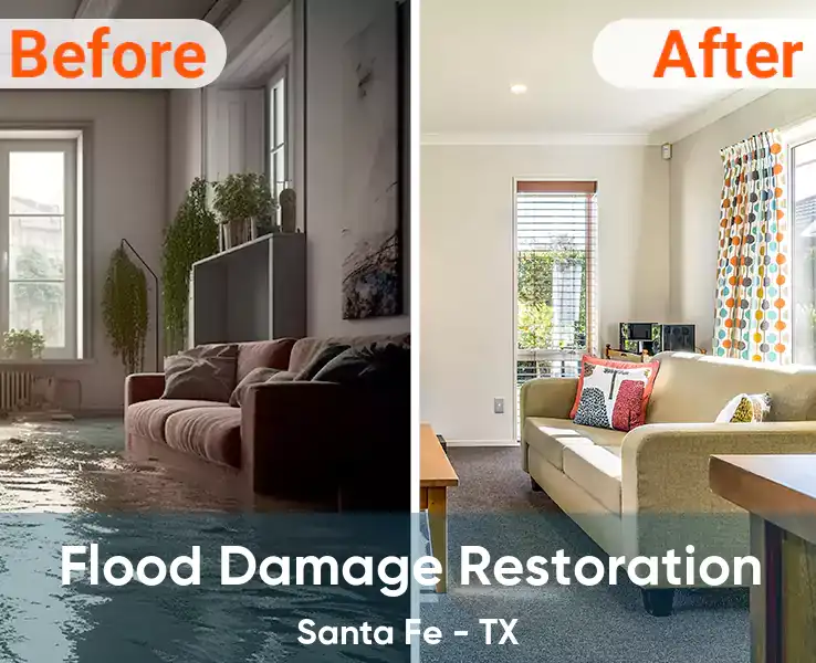 Flood Damage Restoration Santa Fe - TX
