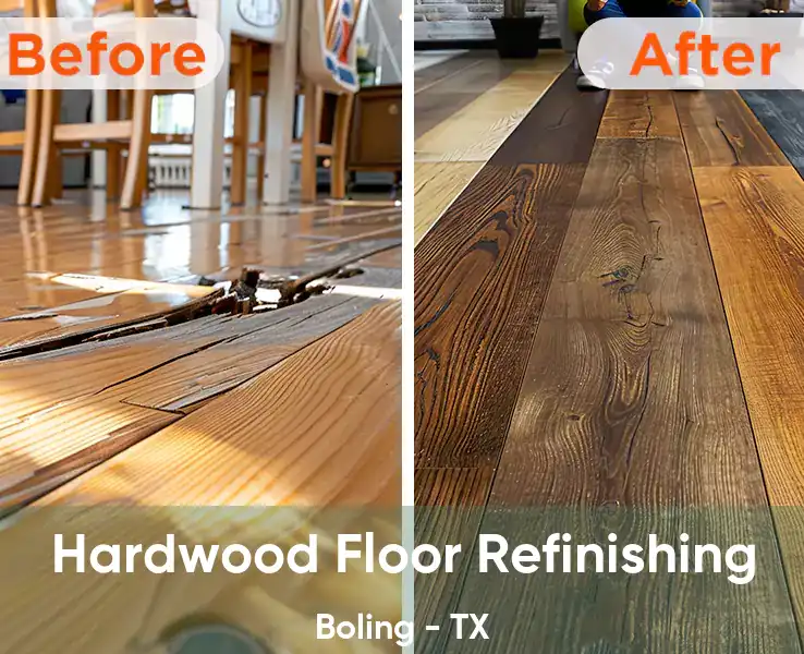  Hardwood Floor Refinishing Boling - TX
