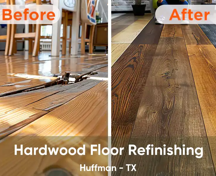  Hardwood Floor Refinishing Huffman - TX