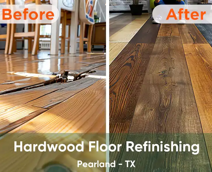  Hardwood Floor Refinishing Pearland - TX