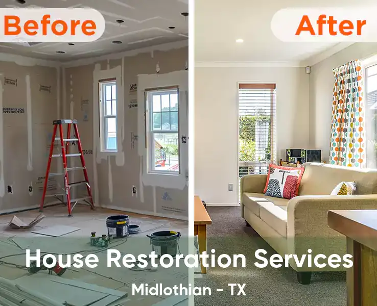  House Restoration Services Midlothian - TX