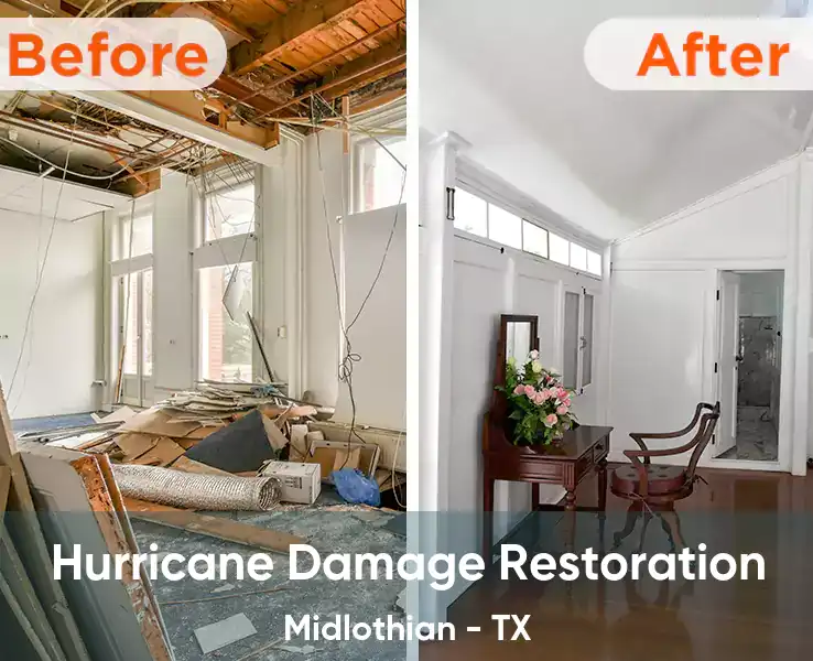  Hurricane Damage Restoration Midlothian - TX
