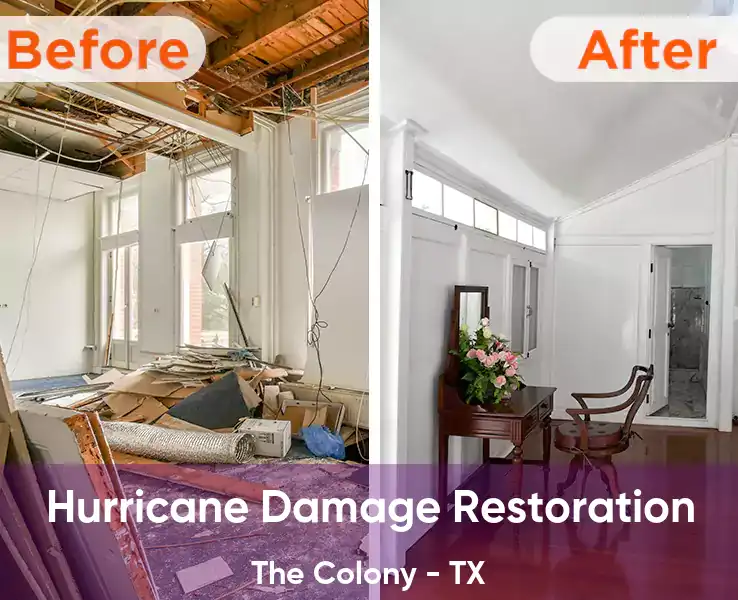 Hurricane Damage Restoration The Colony - TX