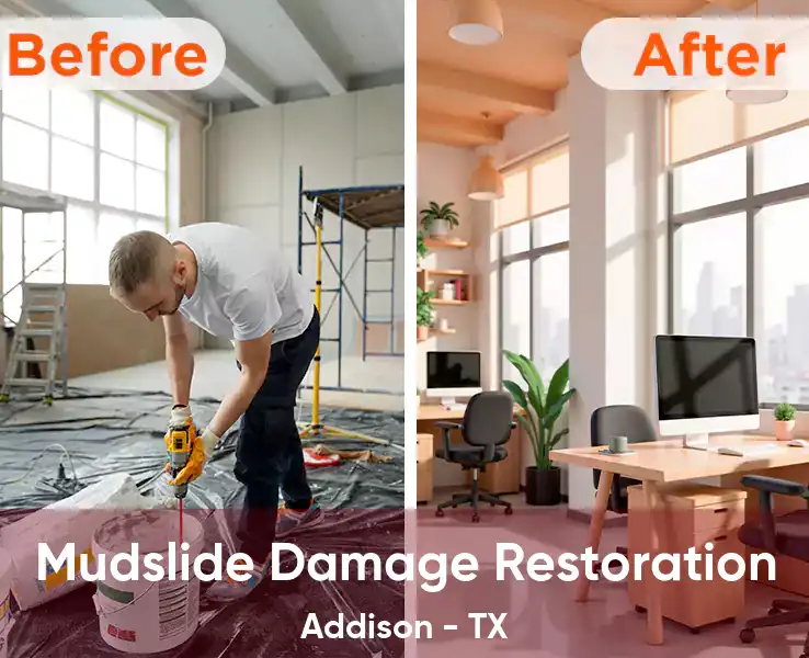  Mudslide Damage Restoration Addison - TX