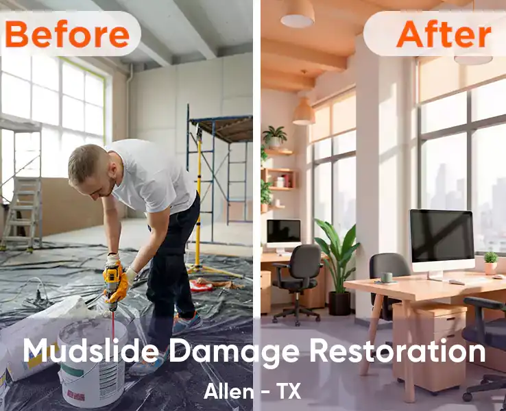  Mudslide Damage Restoration Allen - TX
