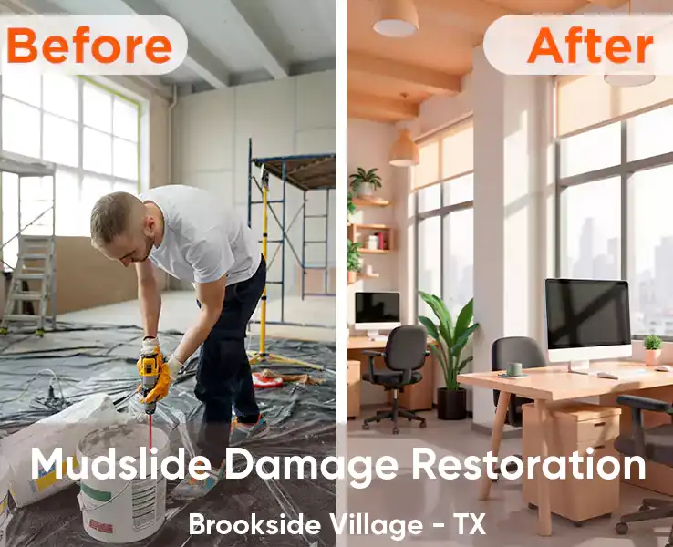  Mudslide Damage Restoration Brookside Village - TX