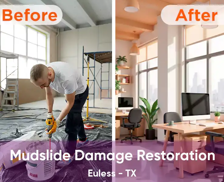  Mudslide Damage Restoration Euless - TX