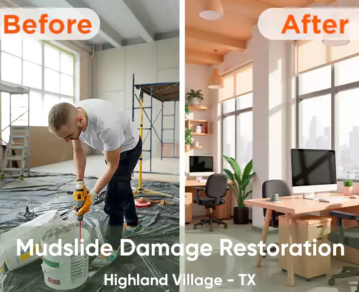  Mudslide Damage Restoration Highland Village - TX