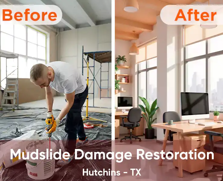  Mudslide Damage Restoration Hutchins - TX
