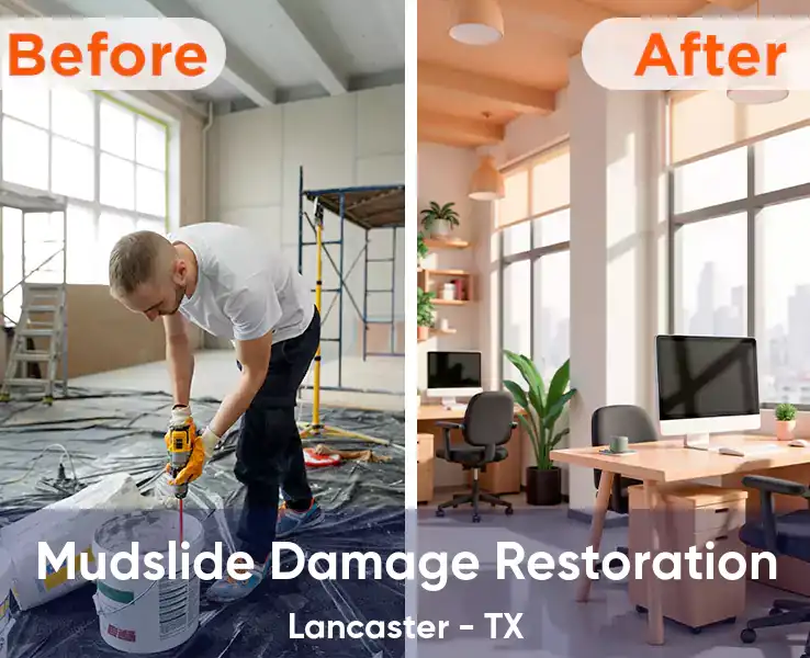  Mudslide Damage Restoration Lancaster - TX